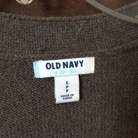 Old Navy brown sweater size sm - Picture 2 of 3